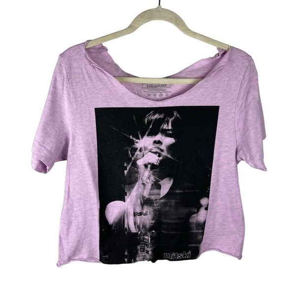 Mitski 2024 Tour Tee - Cropped, Cried In, Loved Deeply (Size M) - Picture 1 of 7